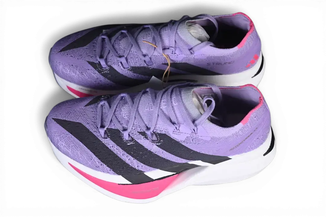 Adidas Adizero Prime X3 Strung Powder plum black pink - Running