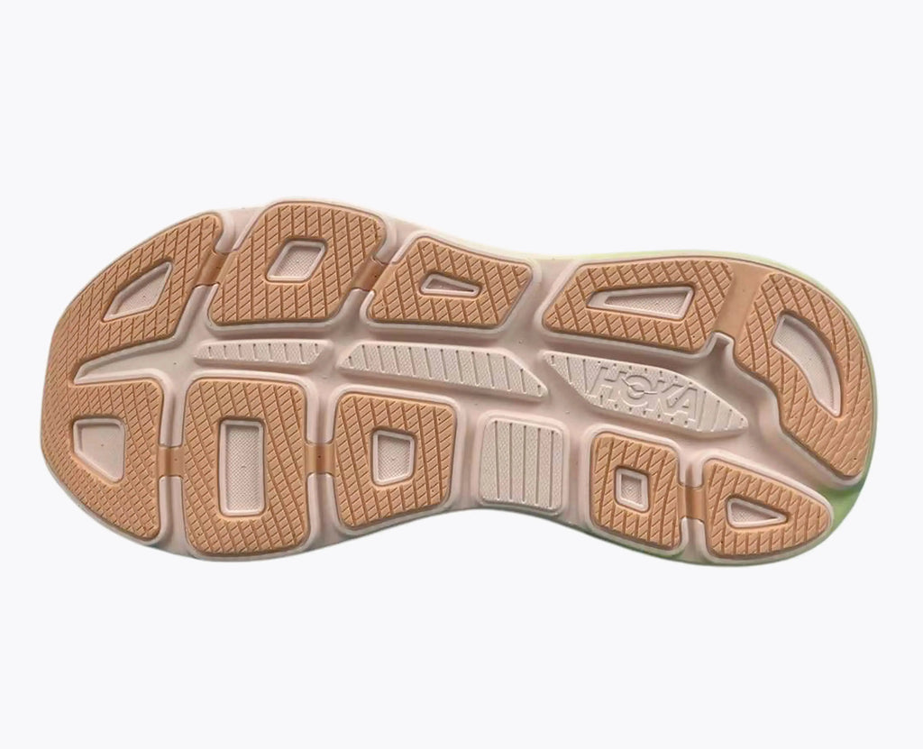 Hoka Bondi 9 Multicolor Salmon/Blue Cyan/Green - Road Running