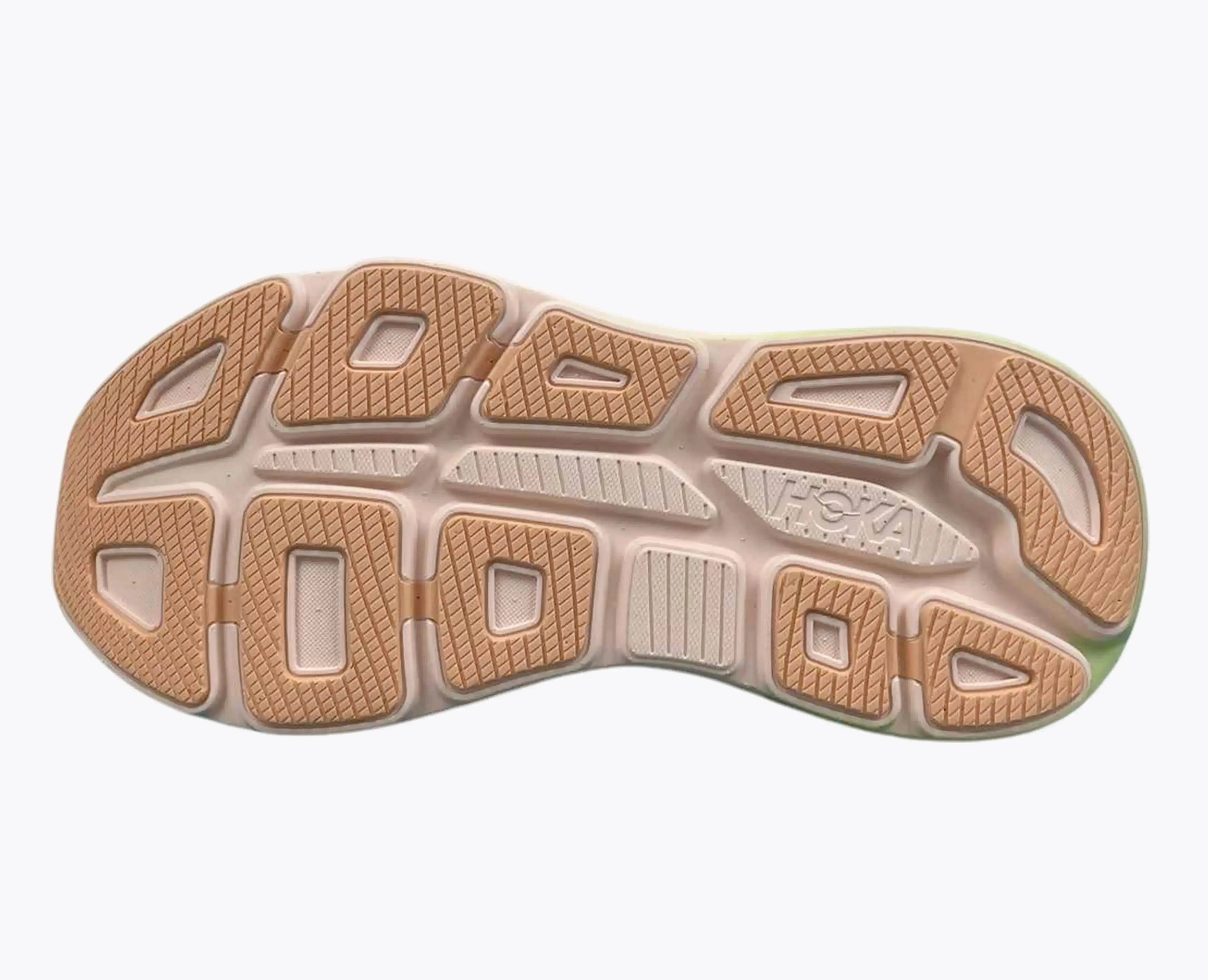 Hoka Bondi 9 Multicolor Salmon/Blue Cyan/Green - Road Running