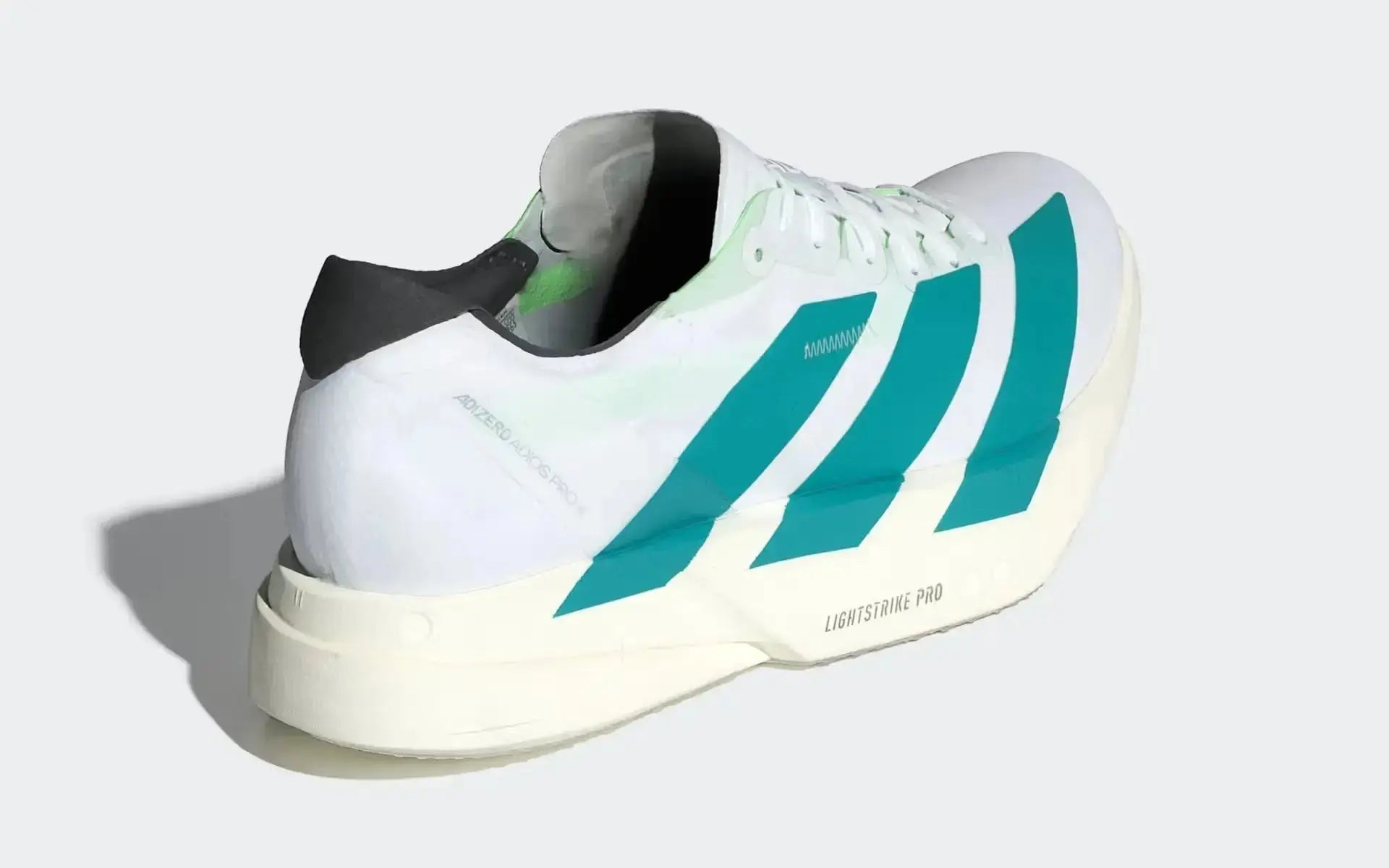 Adidas Adios Pro 4 White Pure Teal - Running Shoes