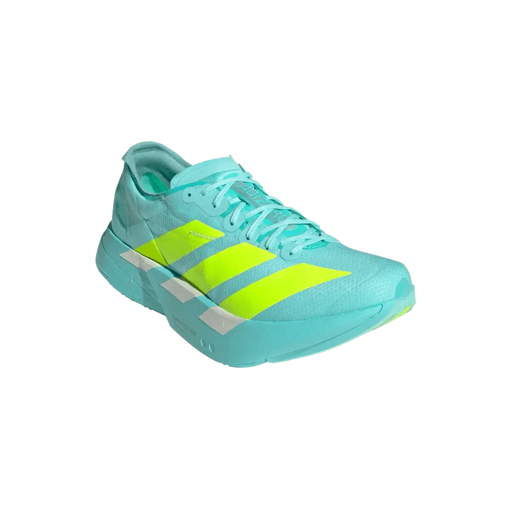 Adidas Adizero Adidas Adios Pro 4 Flash Aqua Lucid Lemon - Running Shoes