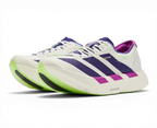 Adidas Adizero Adios Pro 4 White Purple Lime - Running Shoes
