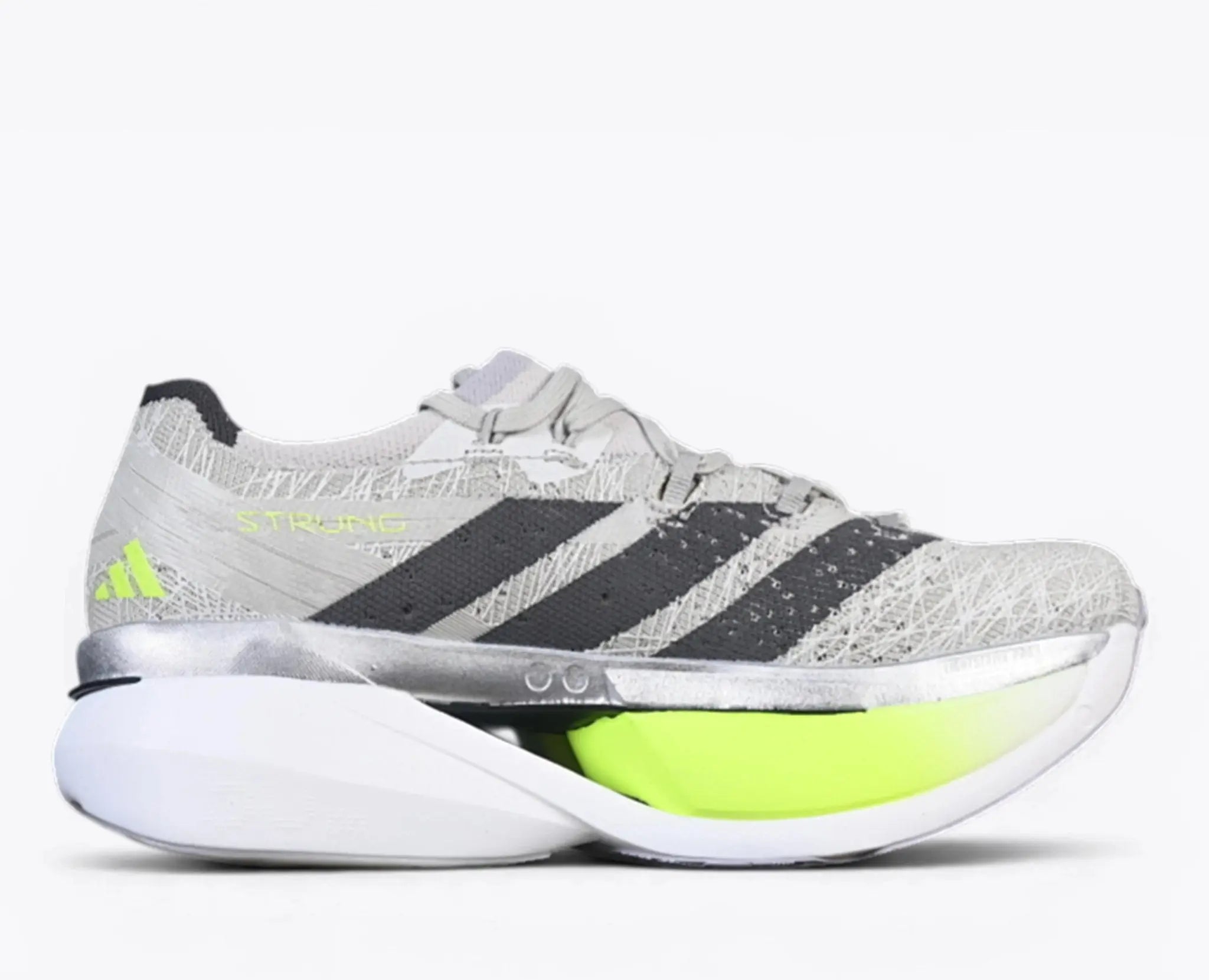 Adidas Adizero Prime X3 Strung Black Grey Green - Running Shoes