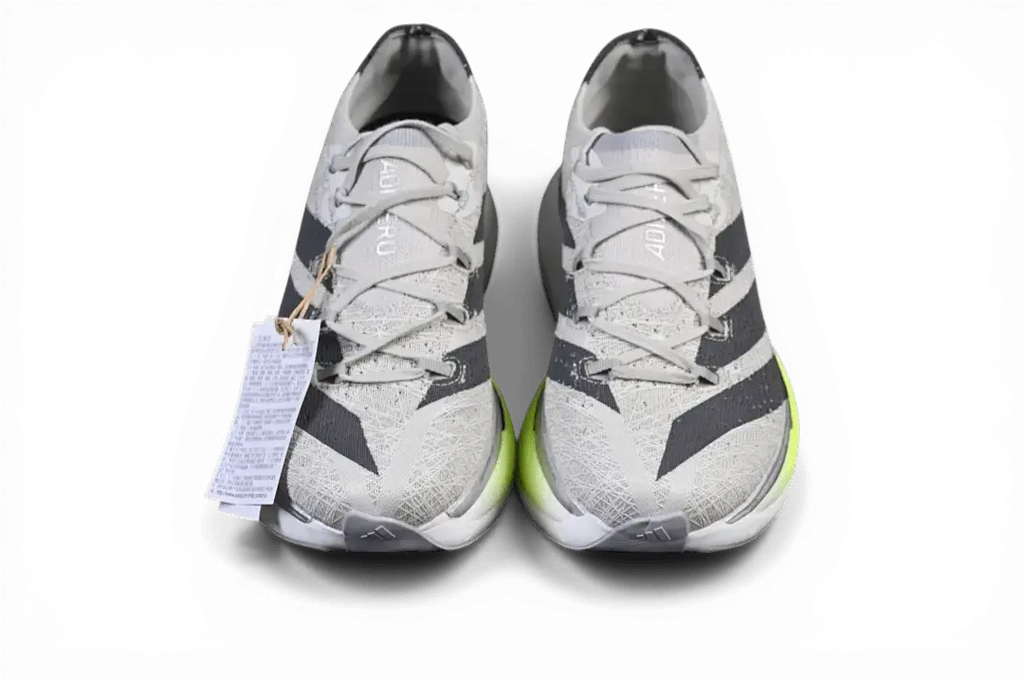Adidas Adizero Prime X3 Strung Black Grey Green - Running Shoes