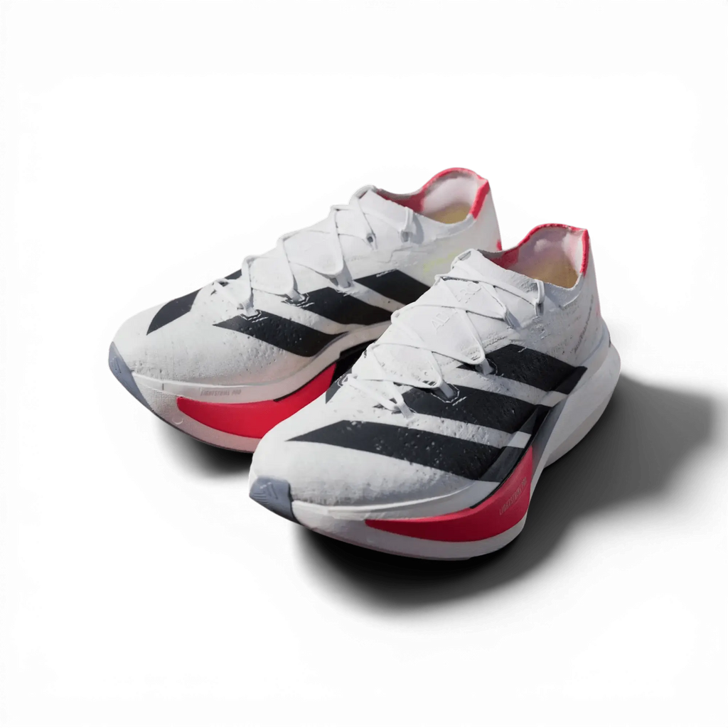 Adidas Adizero Prime X3 Strung Cloud White Lucid Red - Running Shoes
