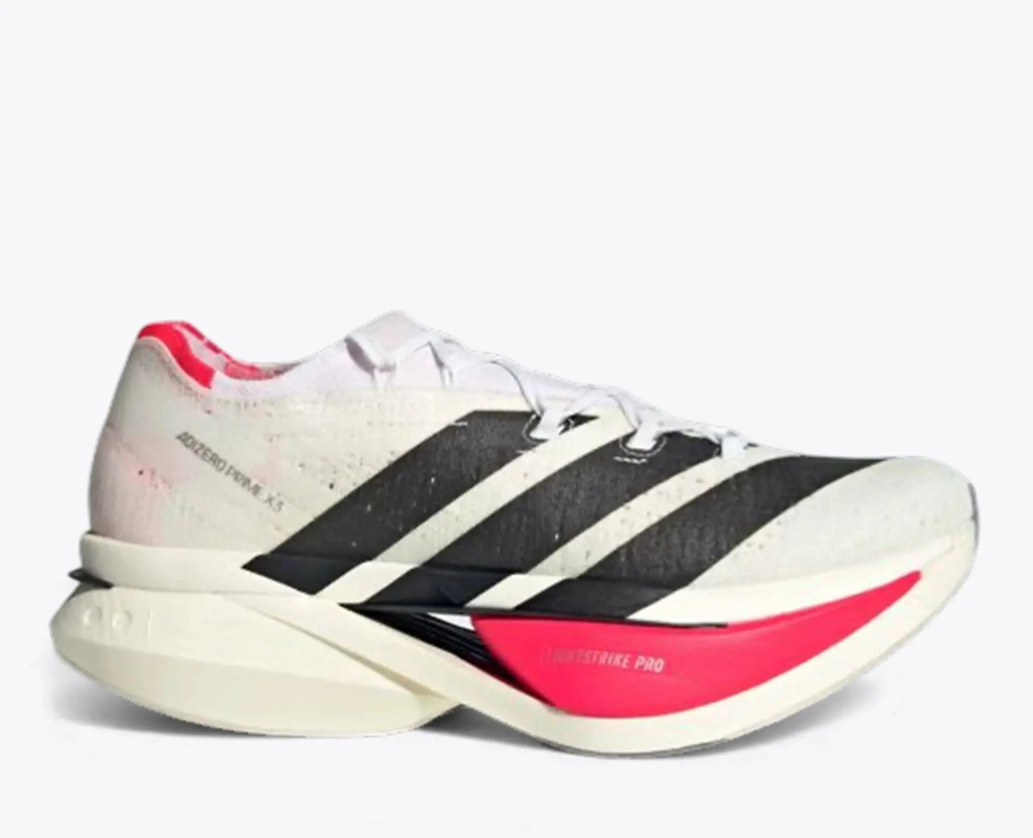 Adidas Adizero Prime X3 Strung Cloud White Lucid Red - Running Shoes