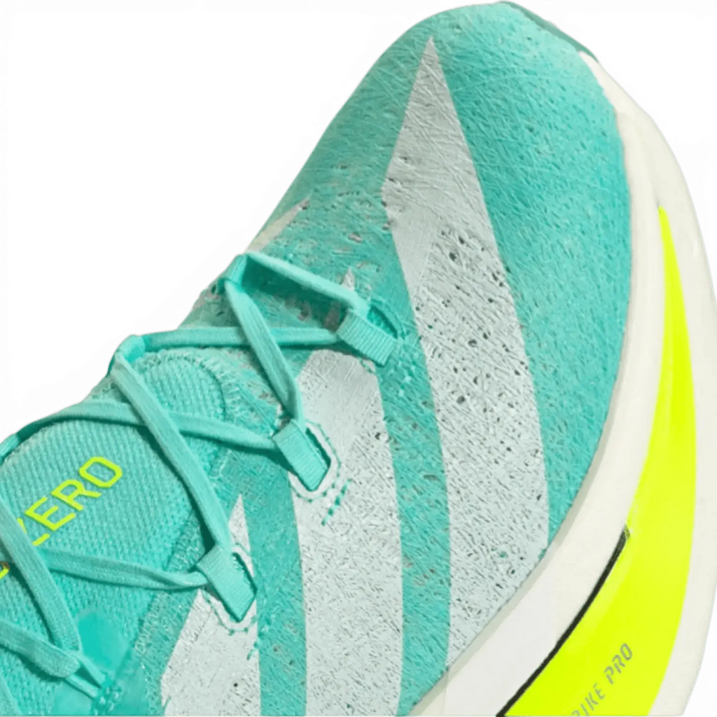 Adidas Adizero Prime X3 Strung Flash Aqua Lucid Lemon - Running Shoes