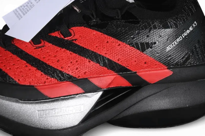 Adidas Adizero Prime X3 Strung Mercedes AMG Black Lucid Red - Running Shoes