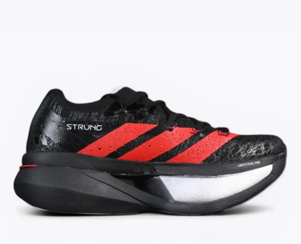 Adidas Adizero Prime X3 Strung Mercedes AMG Black Lucid Red - Running Shoes