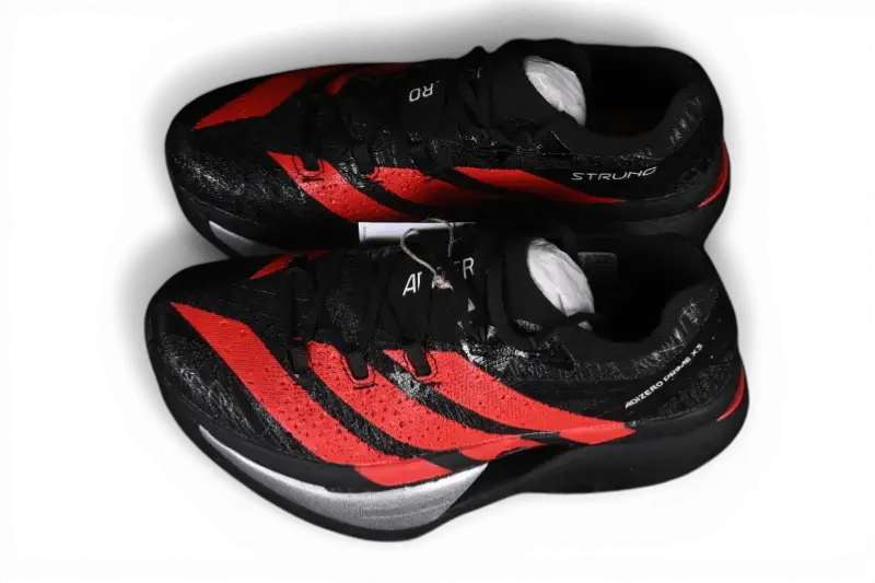 Adidas Adizero Prime X3 Strung Mercedes AMG Black Lucid Red - Running Shoes