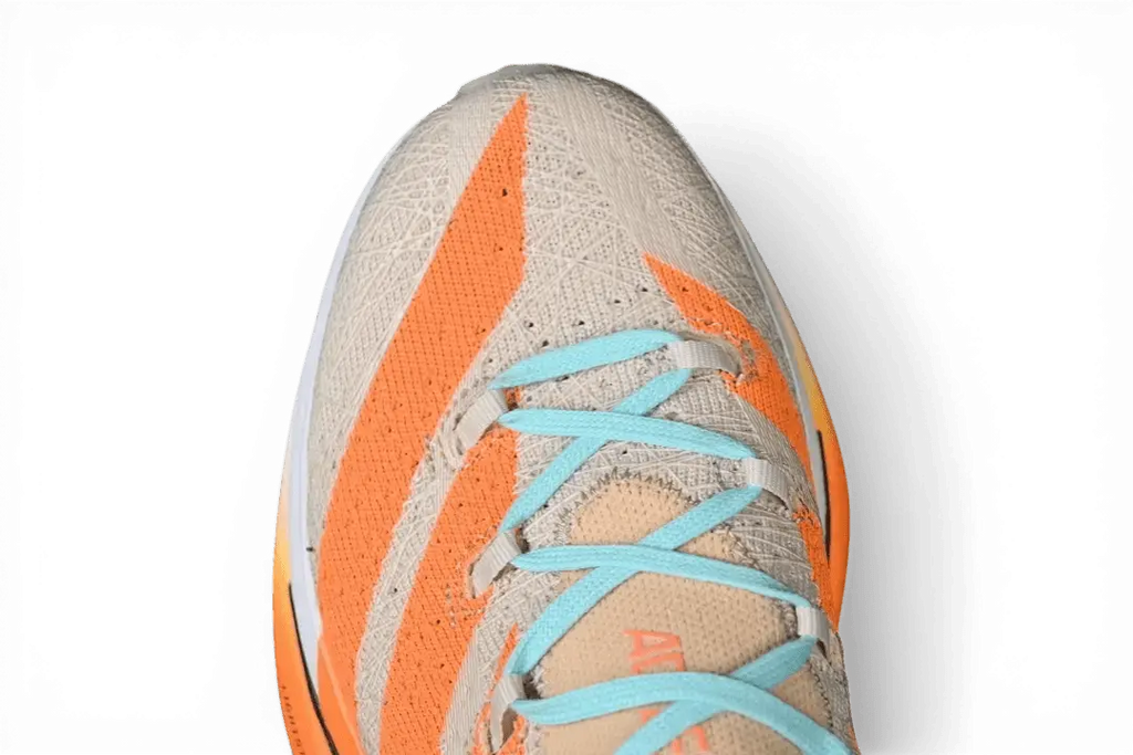 Adidas Adizero Prime X3 Strung Orange White Wheat Blue - Running Shoes