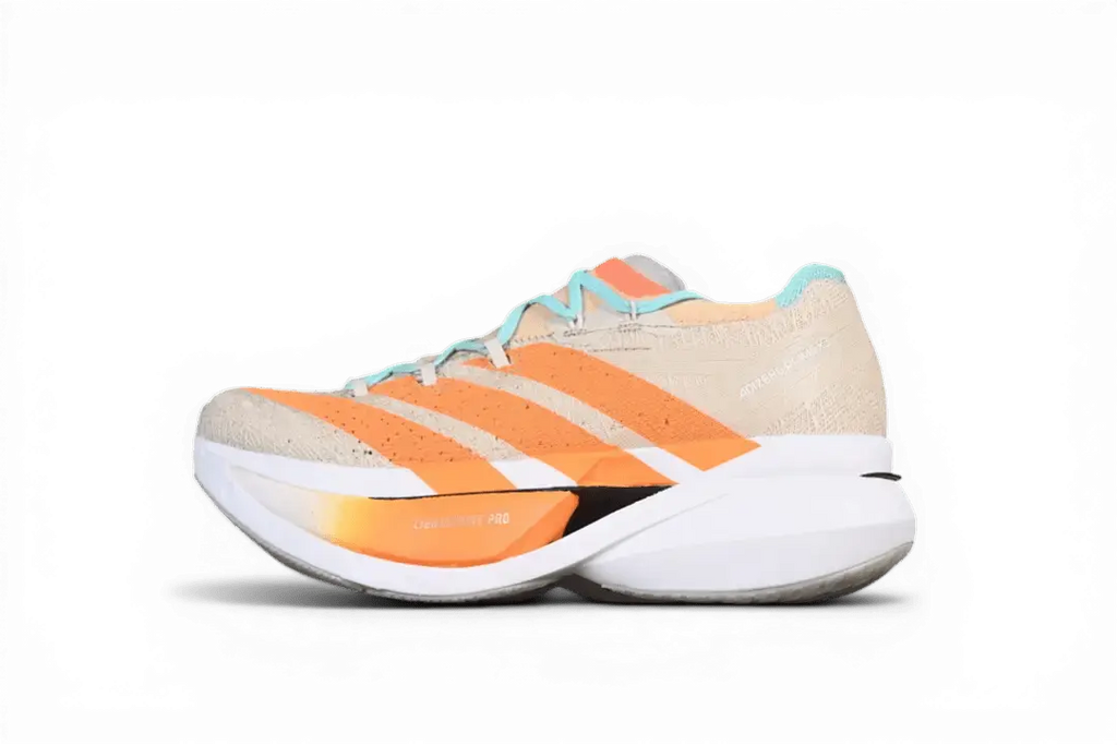 Adidas Adizero Prime X3 Strung Orange White Wheat Blue - Running Shoes