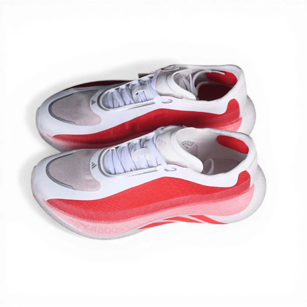 Adidas Hyperboost Edge White Pure Ruby Zero Metalic - Running Shoes