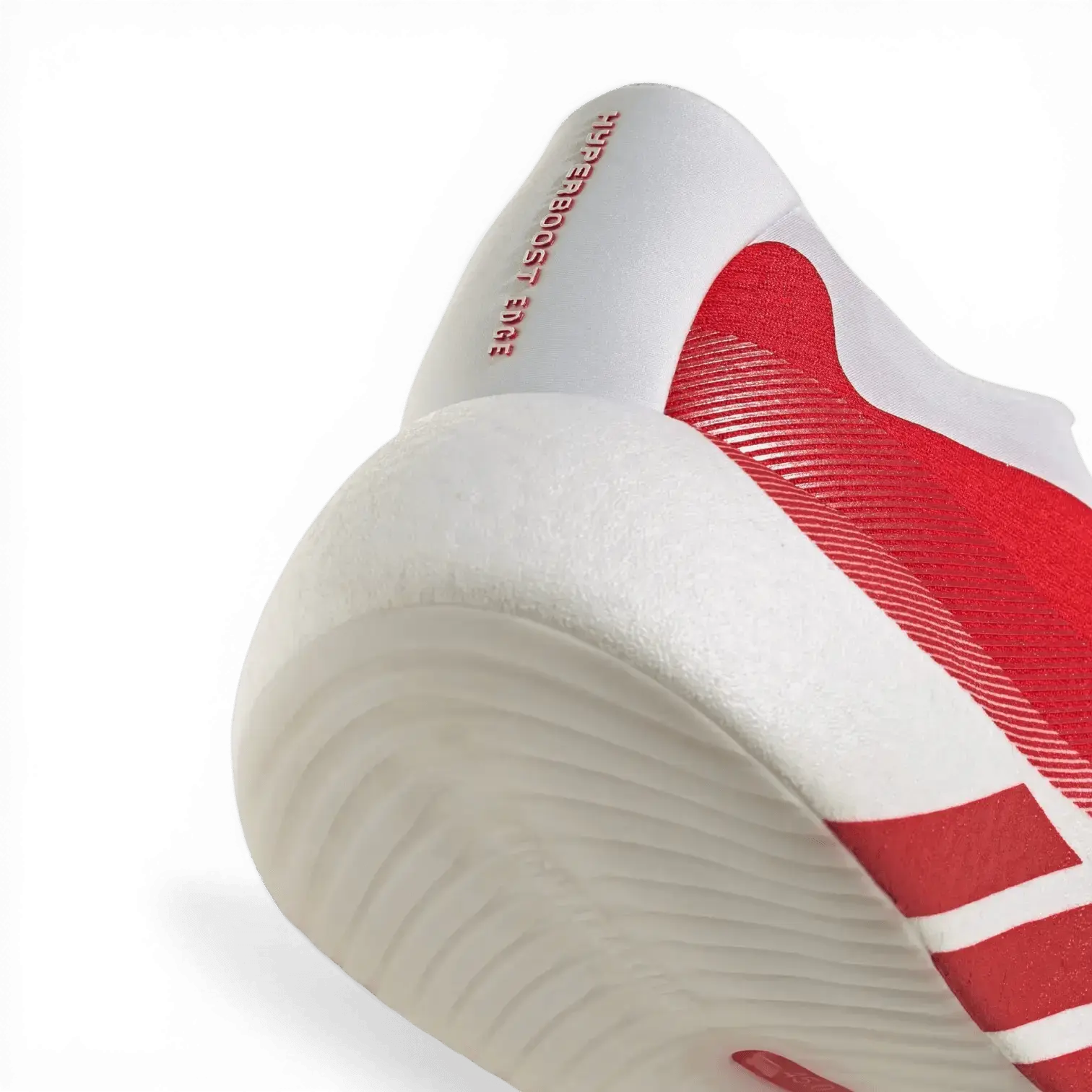 Adidas Hyperboost Edge White Pure Ruby Zero Metalic - Running Shoes