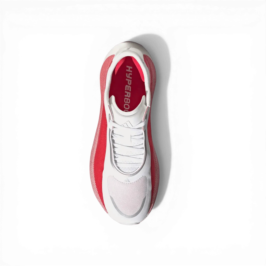 Adidas Hyperboost Edge White Pure Ruby Zero Metalic - Running Shoes