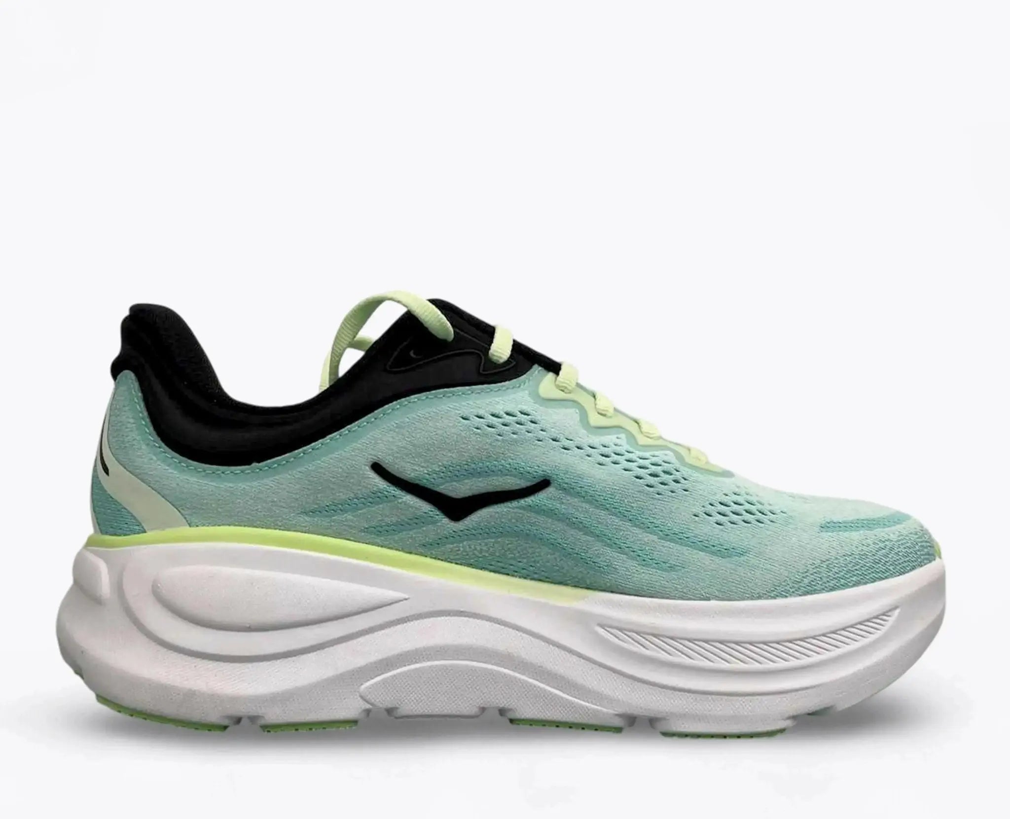 Hoka Bondi 9 Blue/Lime Green/Black - Running Shoes
