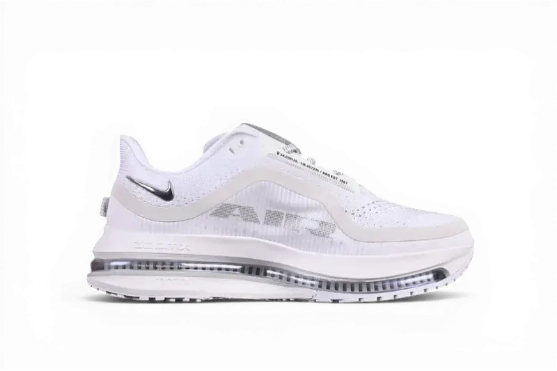 Nike Pegasus Premium White Metallic Silver - Running Shoes