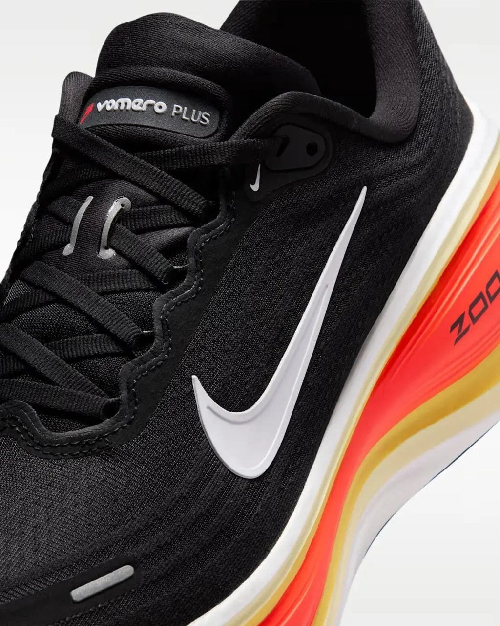 Nike Vomero Plus Black Bright Crimson - Running Shoes