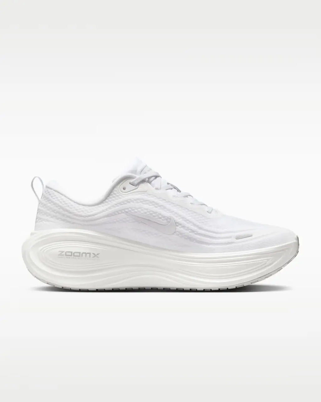 Nike Vomero Plus White Metallic Silver Light Smokey Grey - Running Shoes