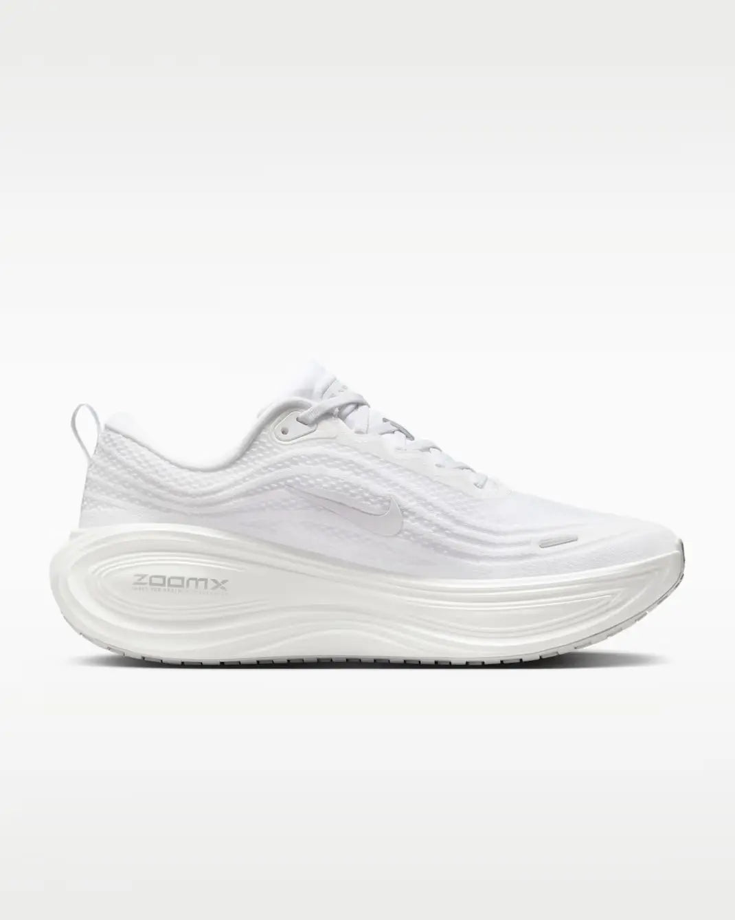 Nike Vomero Plus White Metallic Silver Light Smokey Grey - Running Shoes