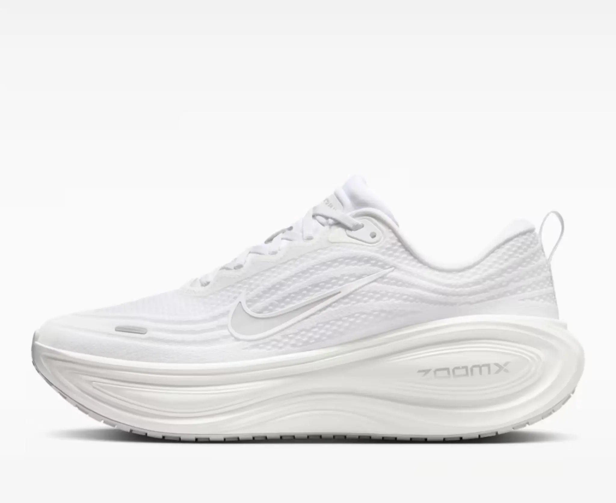 Nike Vomero Plus White Metallic Silver Light Smokey Grey - Running Shoes