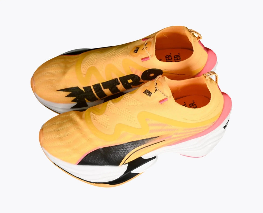 Puma Fast RB Nitro Elite Orange White - Running Shoes