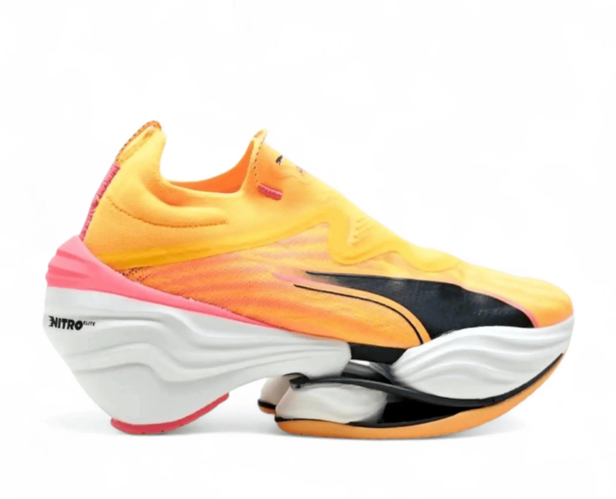 Puma Fast RB Nitro Elite Orange White - Running Shoes