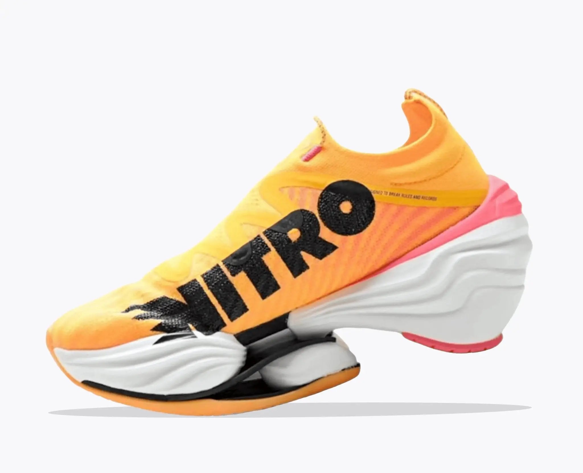 Puma Fast RB Nitro Elite Orange White - Running Shoes