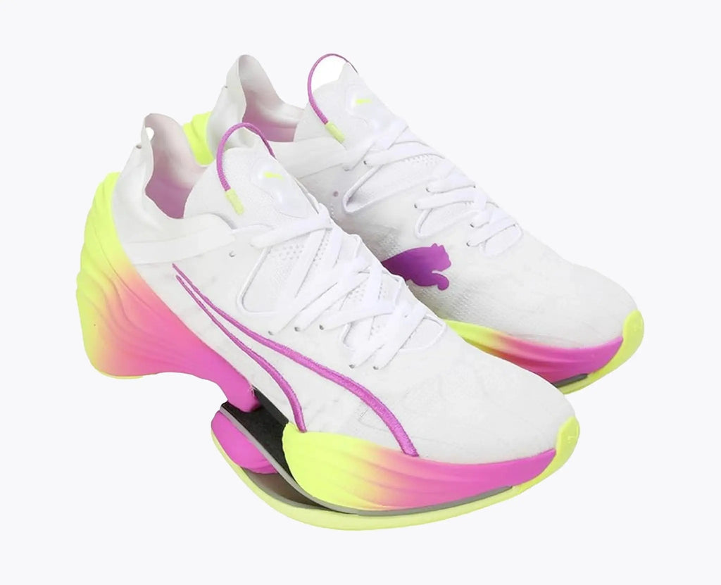 Puma Fast RB Nitro Elite White Yellow Purple - Running Shoes