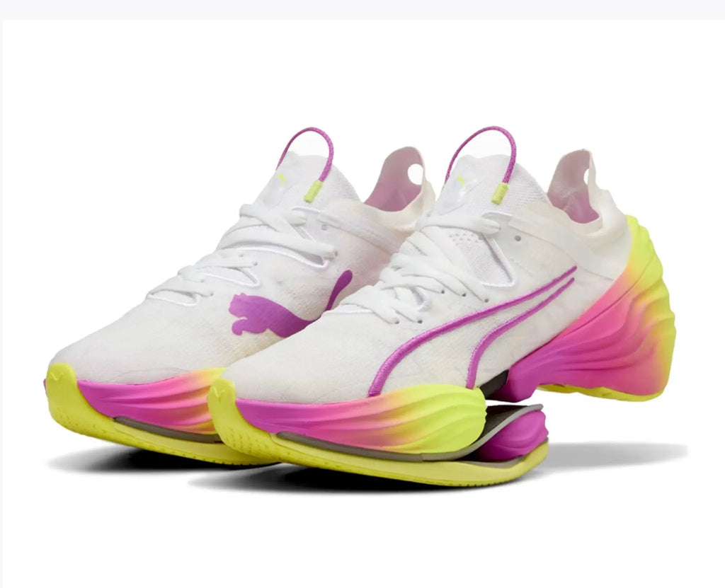 Puma Fast RB Nitro Elite White Yellow Purple - Running Shoes