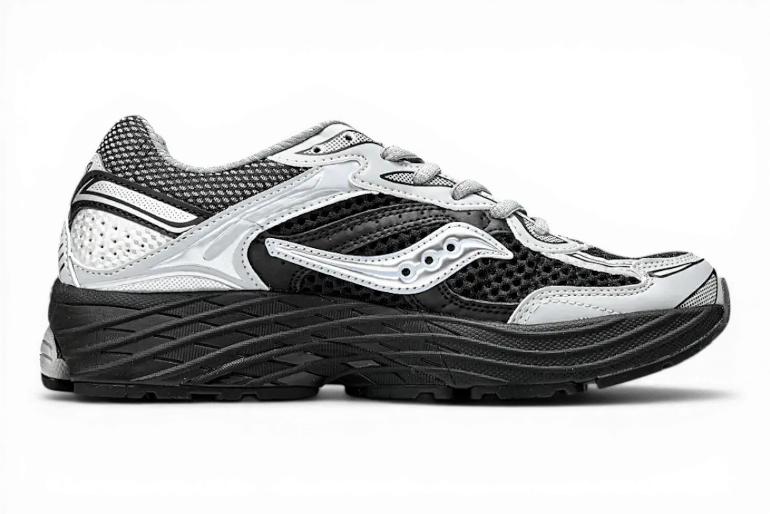 Saucony OG ProGrid Omni 9 Black Silver – Retro Runner - Running Shoes