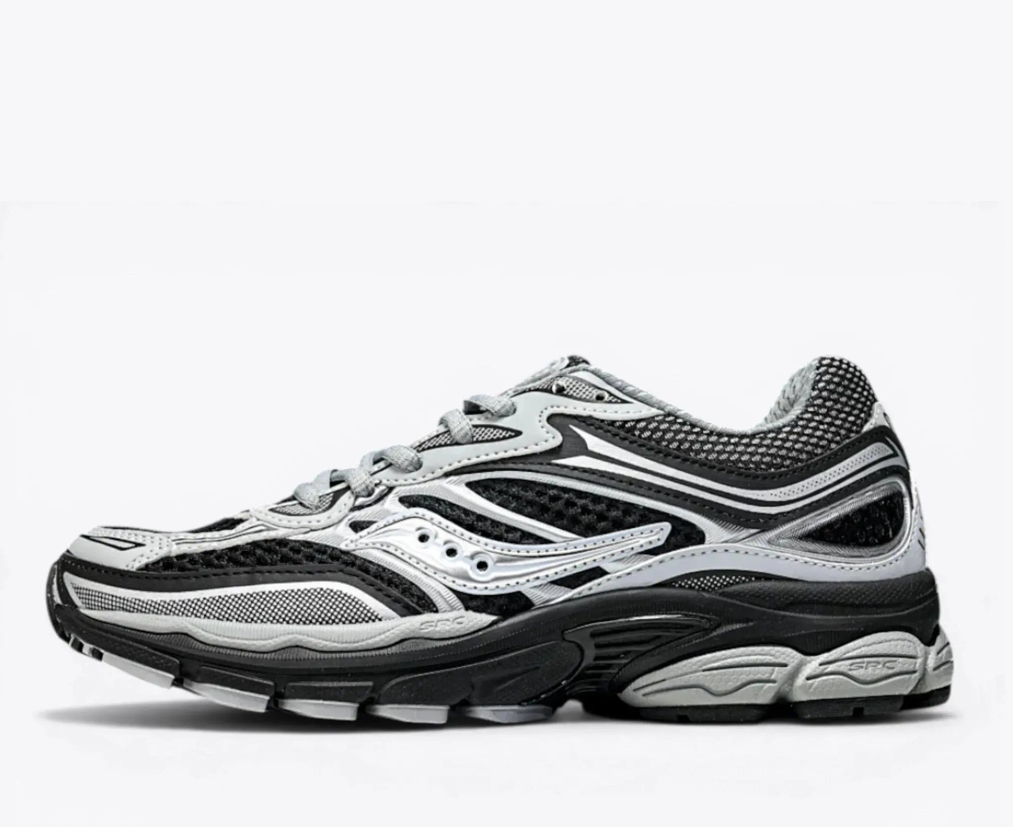 Saucony OG ProGrid Omni 9 Black Silver – Retro Runner - Running Shoes