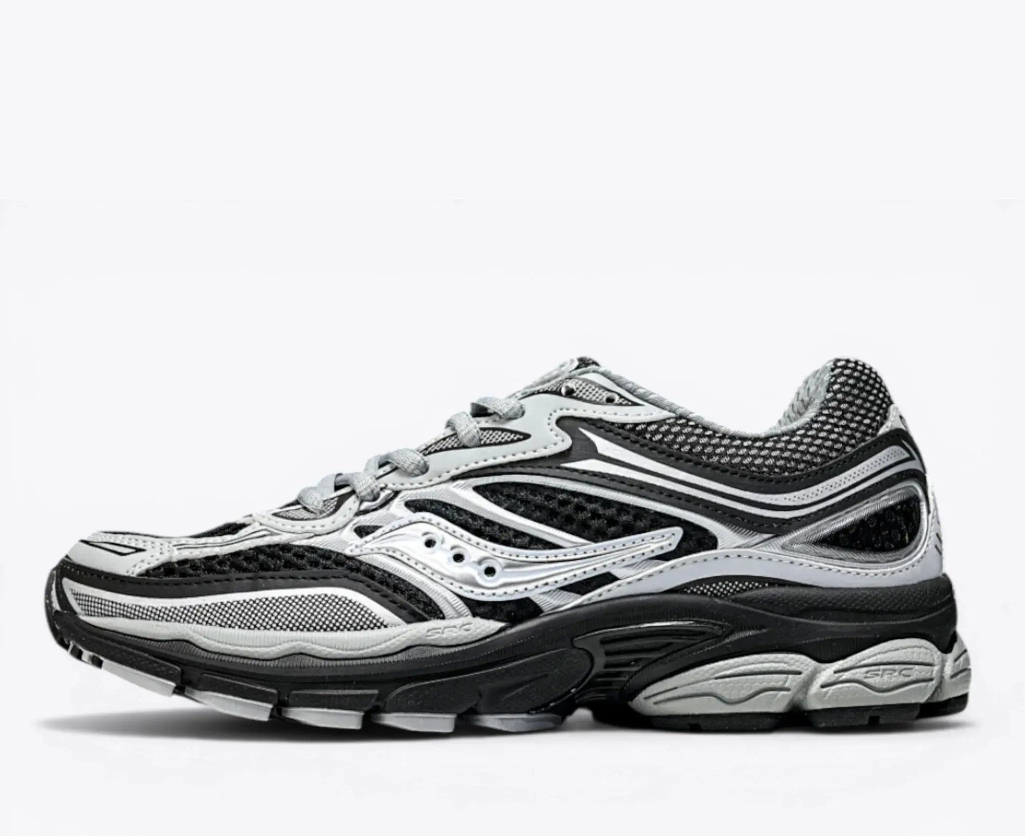 Saucony OG ProGrid Omni 9 Black Silver – Retro Runner - Running Shoes
