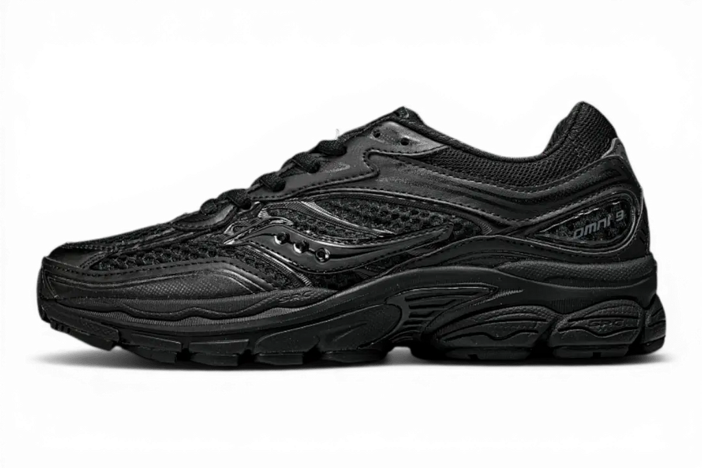 Saucony ProGrid Omni 9 Armor Black – Retro Runner - Running Shoes