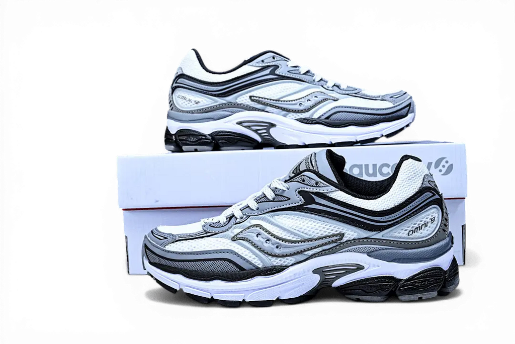 Saucony ProGrid Omni 9 Fabricated Future White Multi - Running Shoes