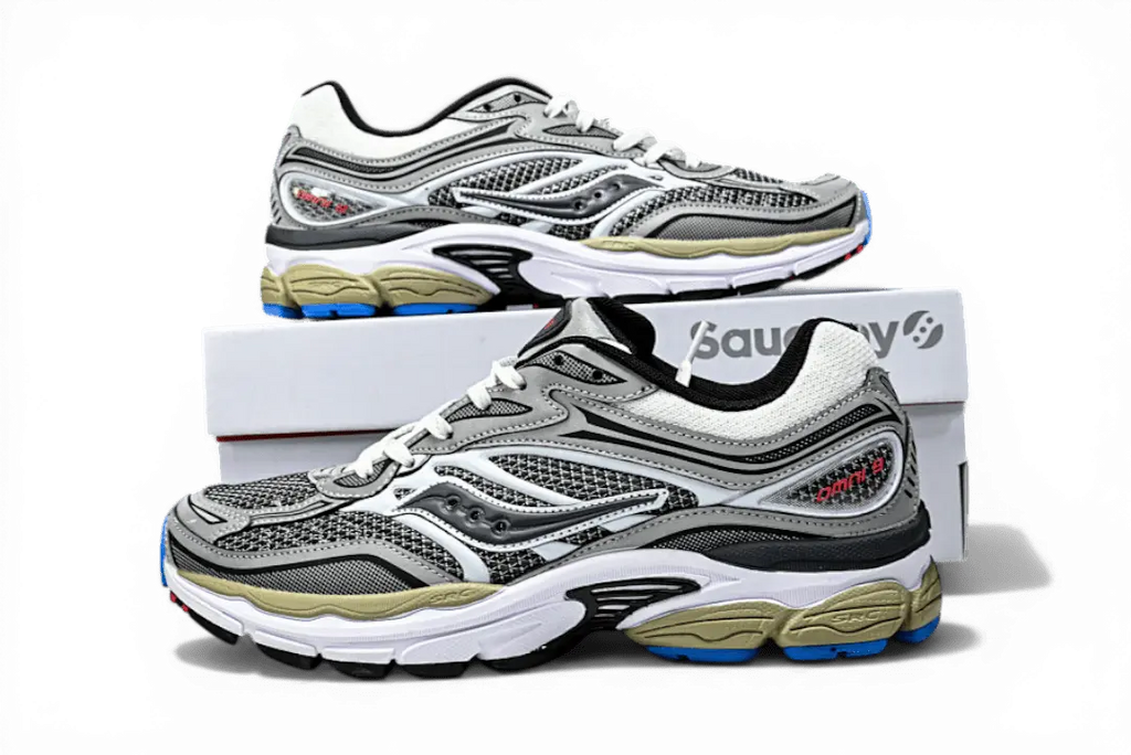 Saucony ProGrid Omni 9 Metallic Grey Silver – Sneaker - Running Shoes